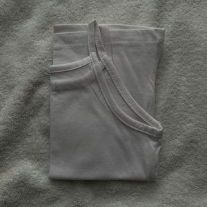 Girls White Tank Top